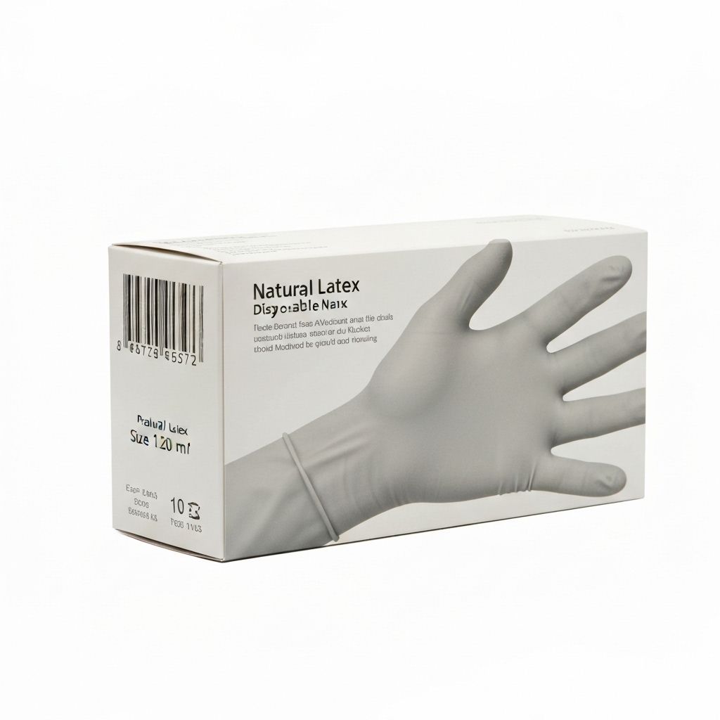 Latex Gloves, Box of 100